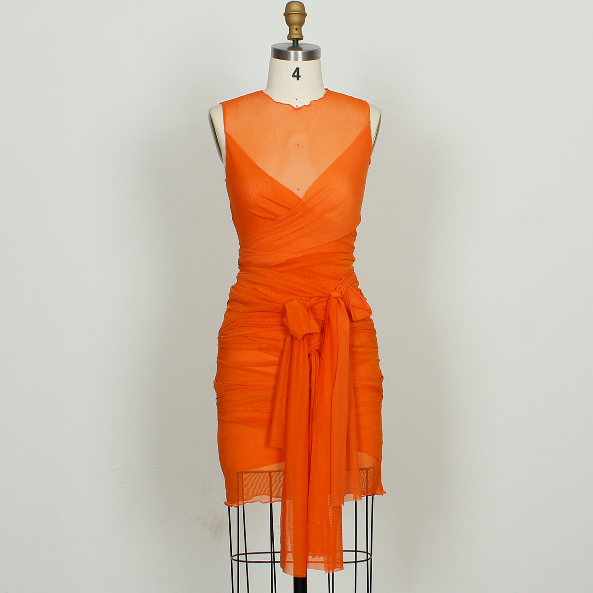 Women sexy mesh dress 14