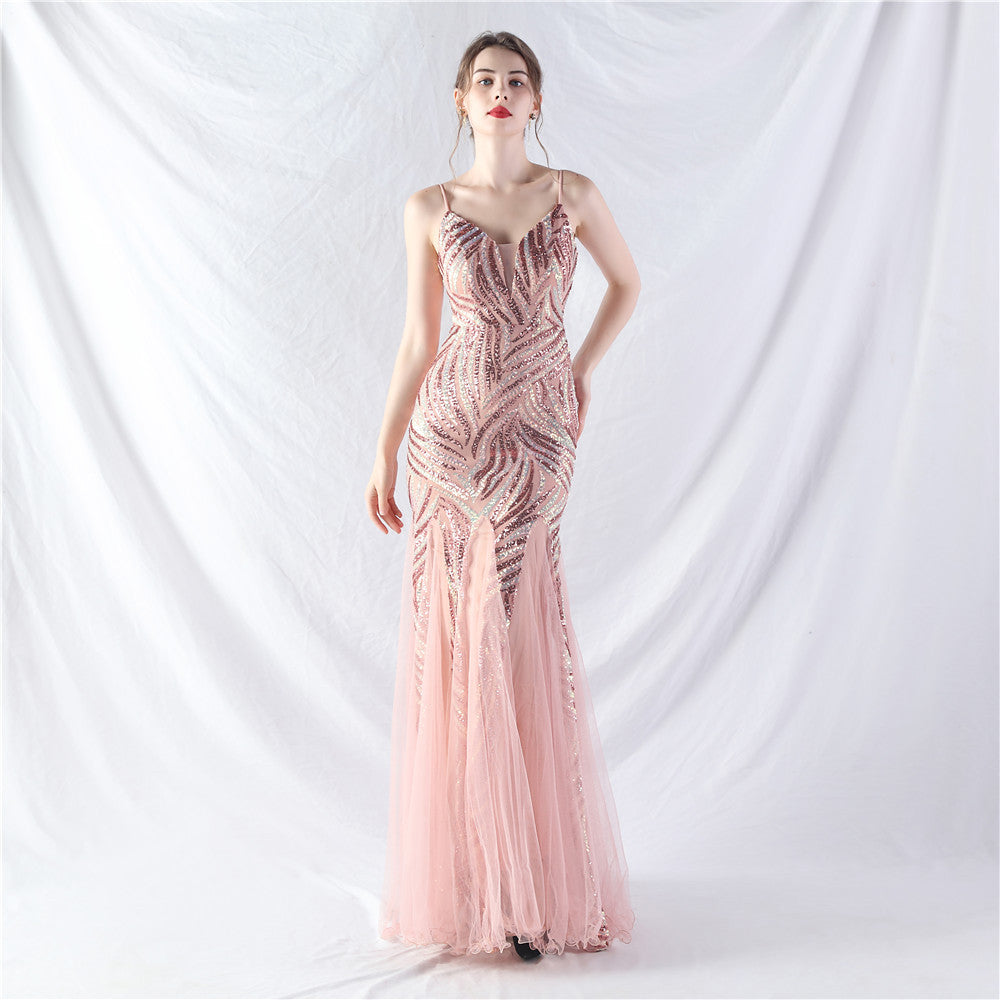 Plus Size Women 3xl4xl Sequins Plus Formal Party Maxi Evening Dress 16