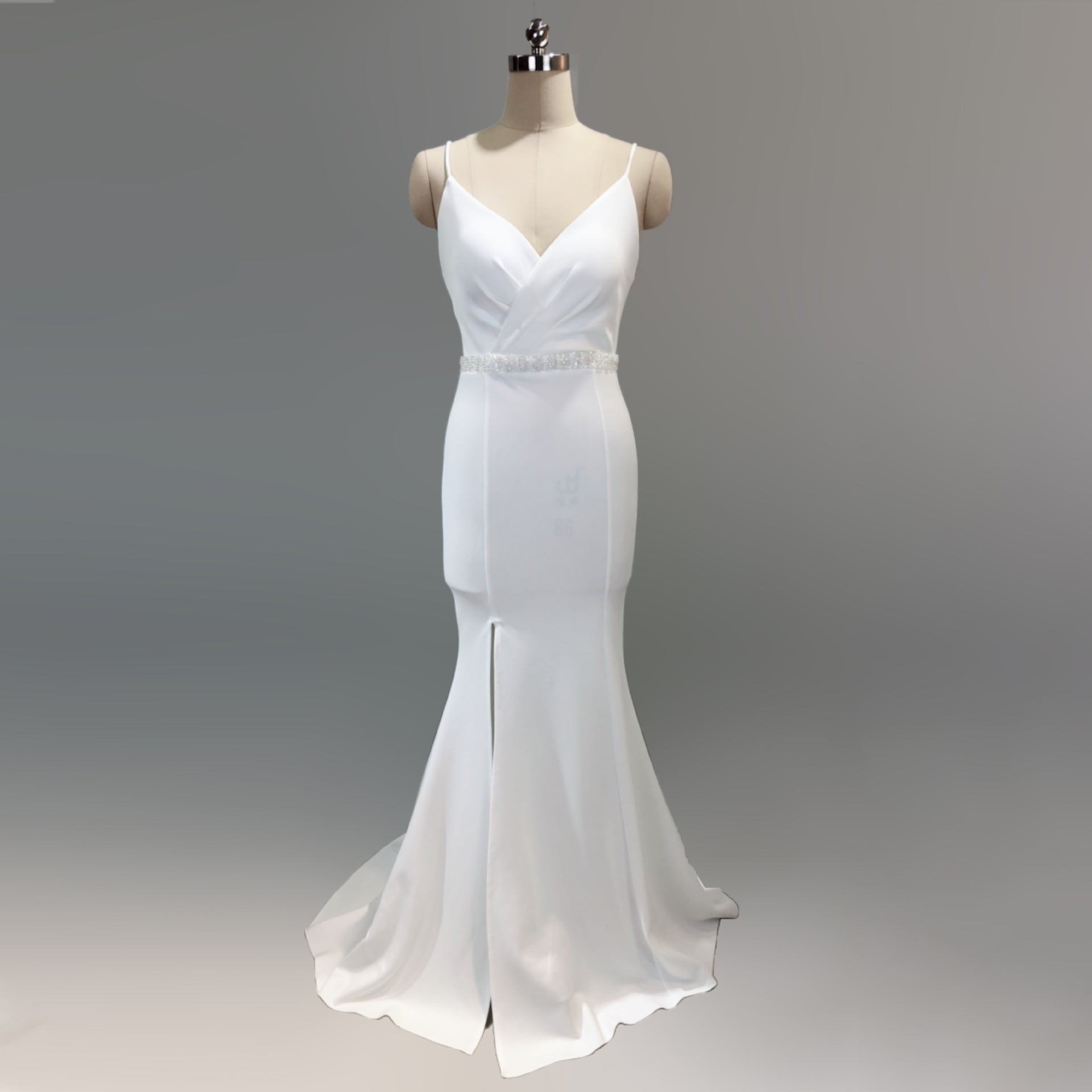 Trailing sexy slim evening dress Slim Fit Bodycon annual meeting host party club evening dress 36