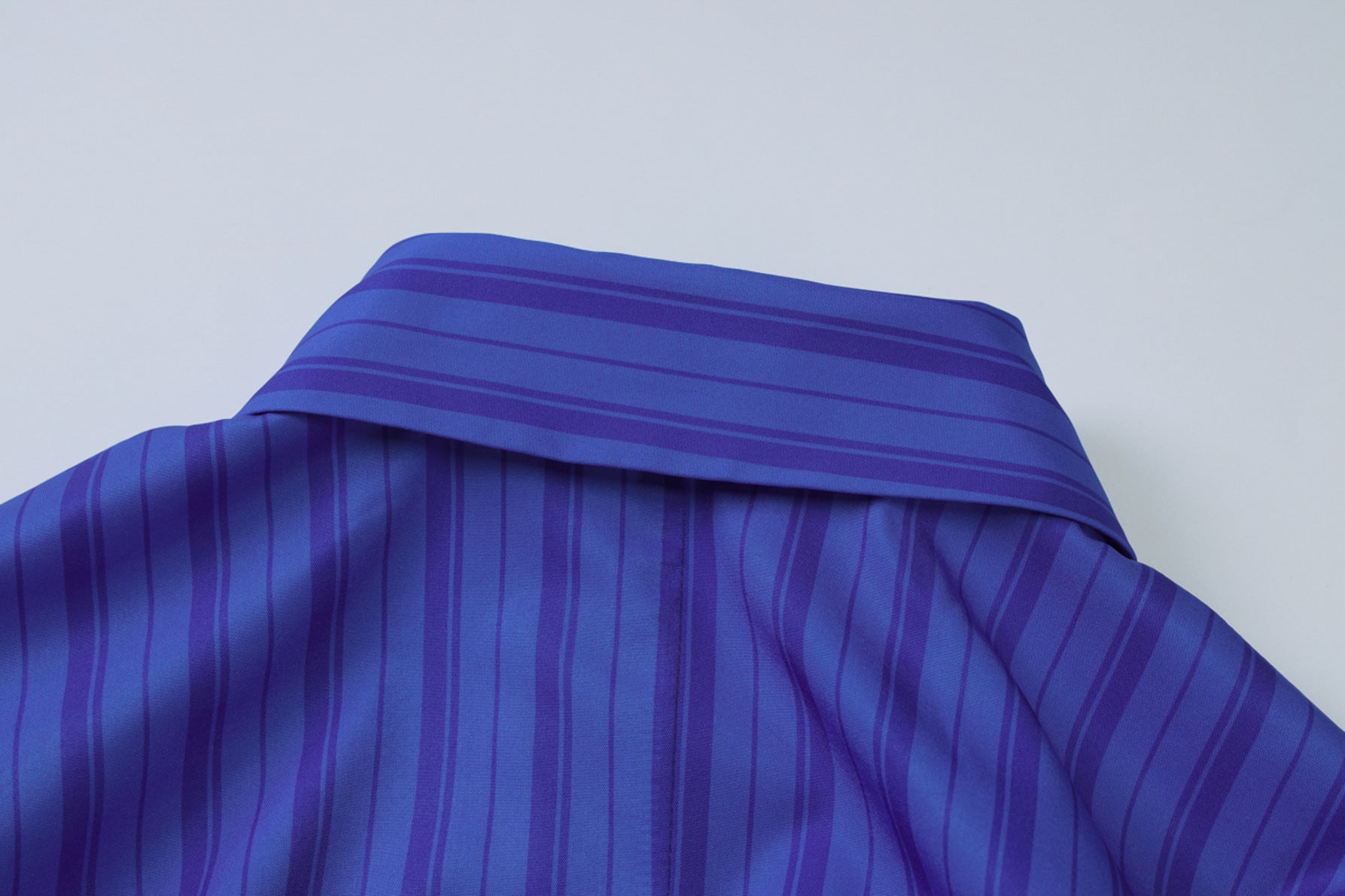 Women's Fashion Chic Striped Pattern Turndown Collar Fake Two-Piece Tight-Fitting Bodycon Dress 14