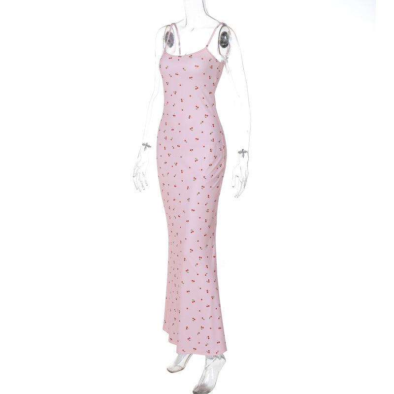 Women Suspender Floral Bodycon Dress 6