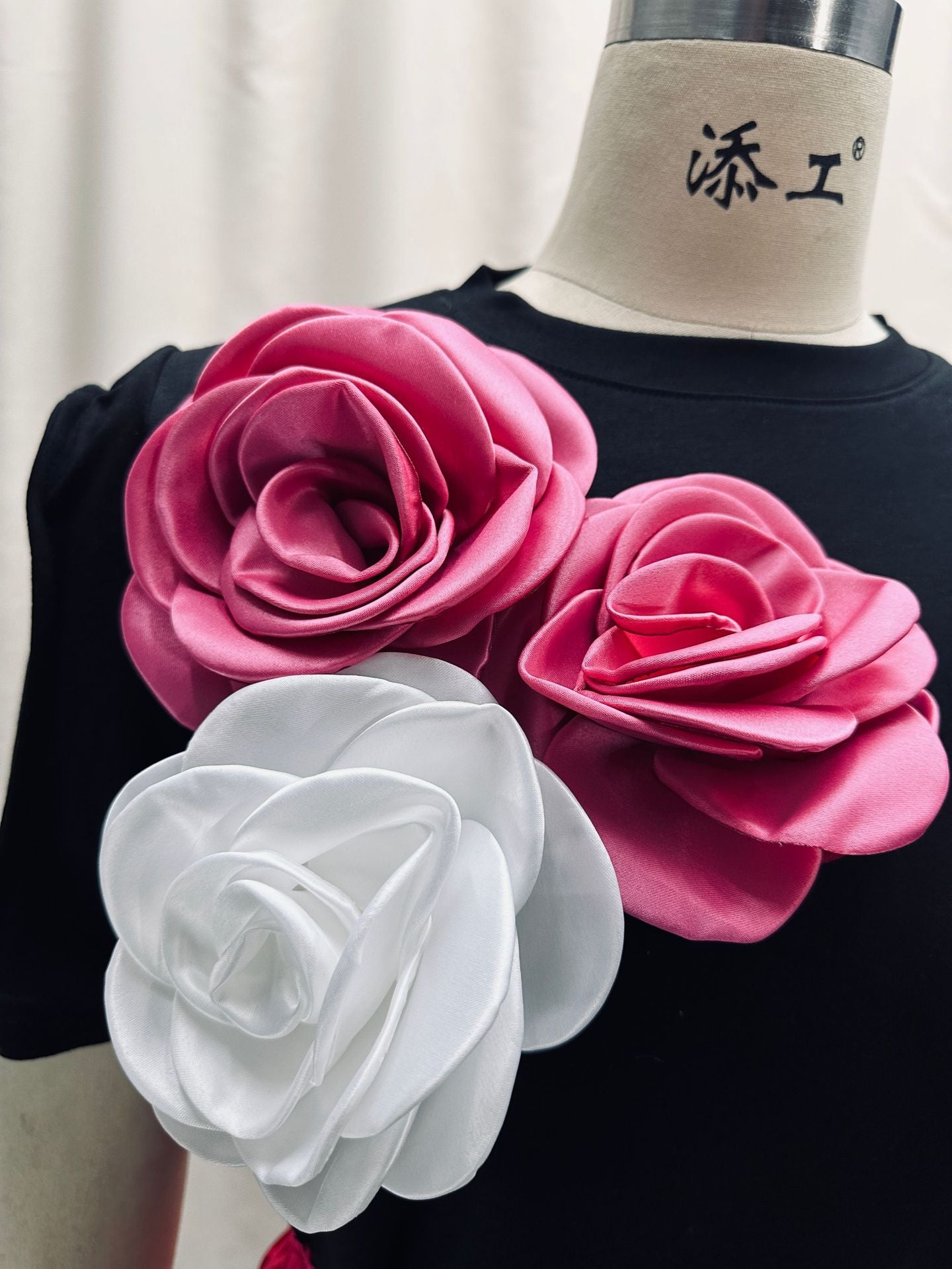 Women African Flower Rose Skirt 9