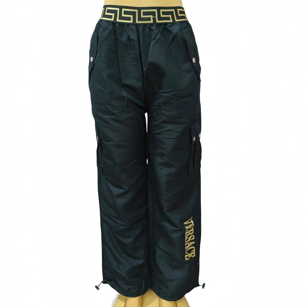 Plus Size Women Round Neck Top and Pant Casual Two-Piece Set 5