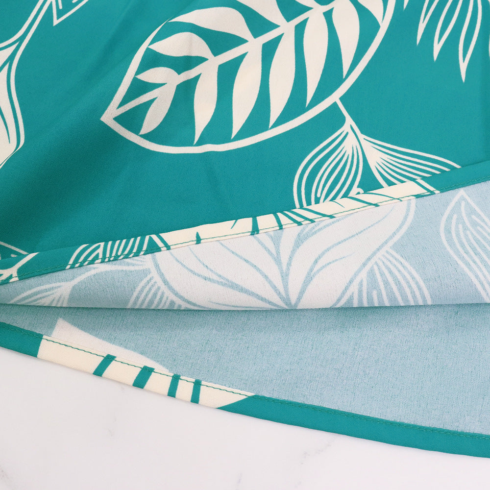 Chic V-Neck Elastic Slim Waist Pa-Line Long Dress 9