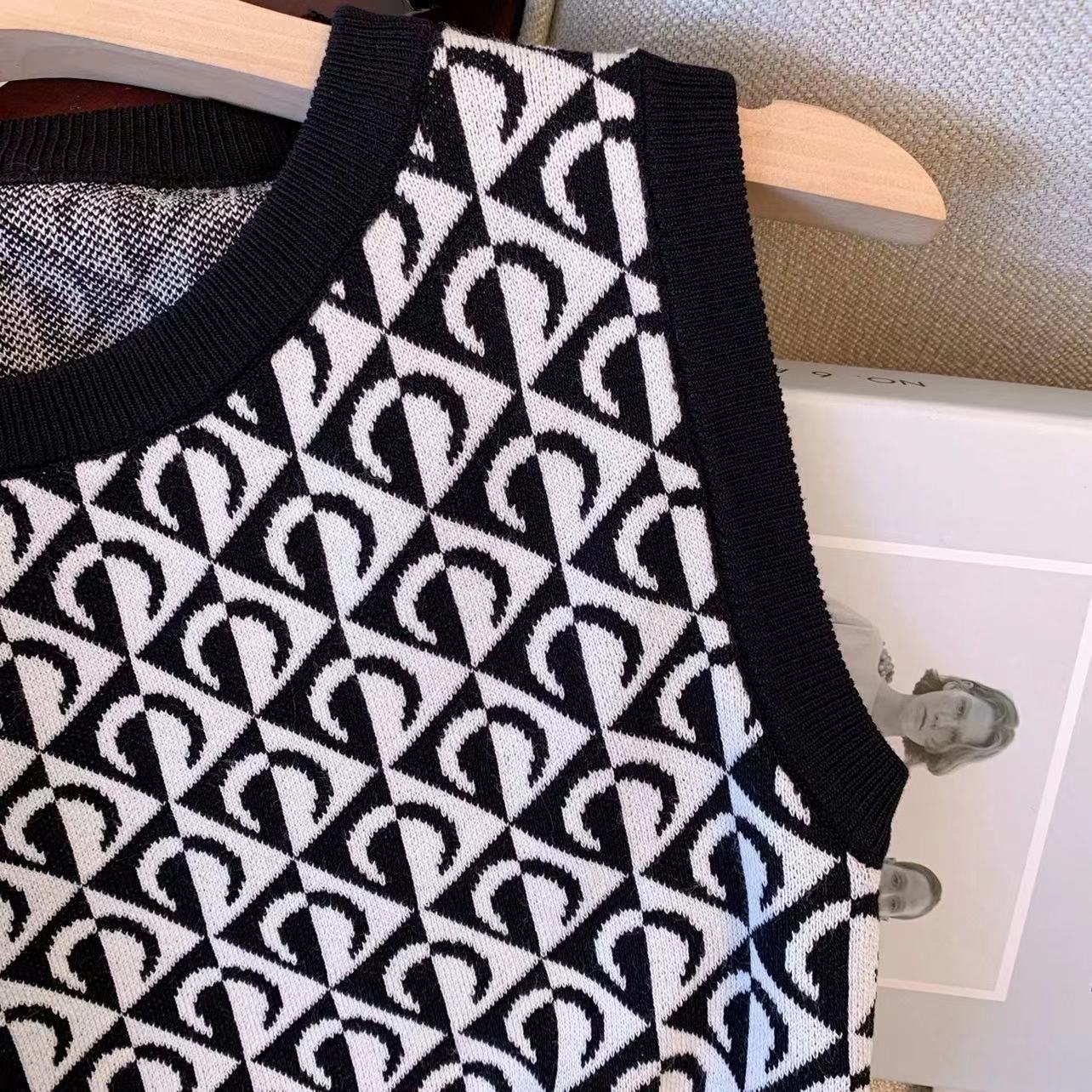 Women Sleeveless Bodycon Knitting Dress 8