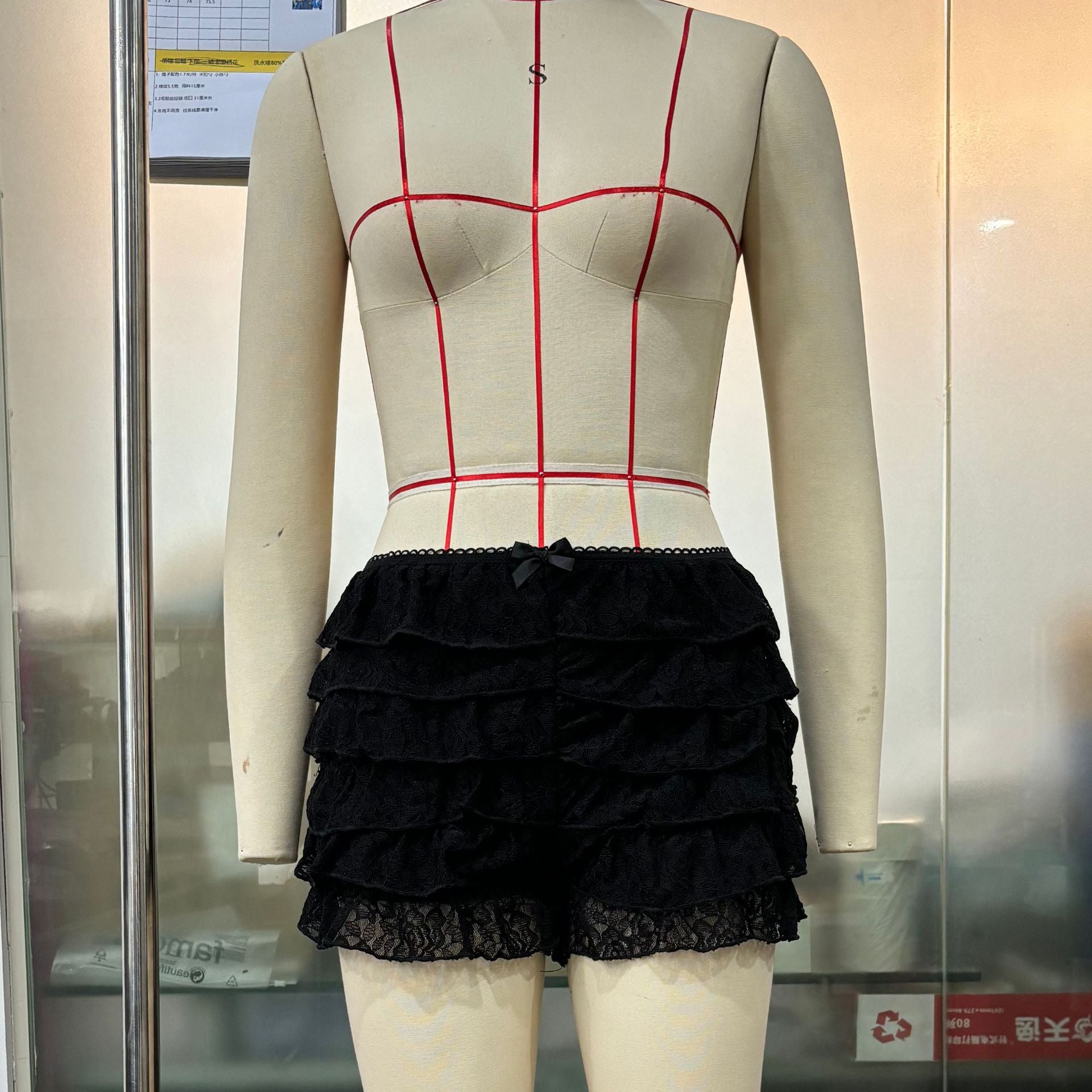 Sweet Casual Lace Solid Color Lace Shorts 11