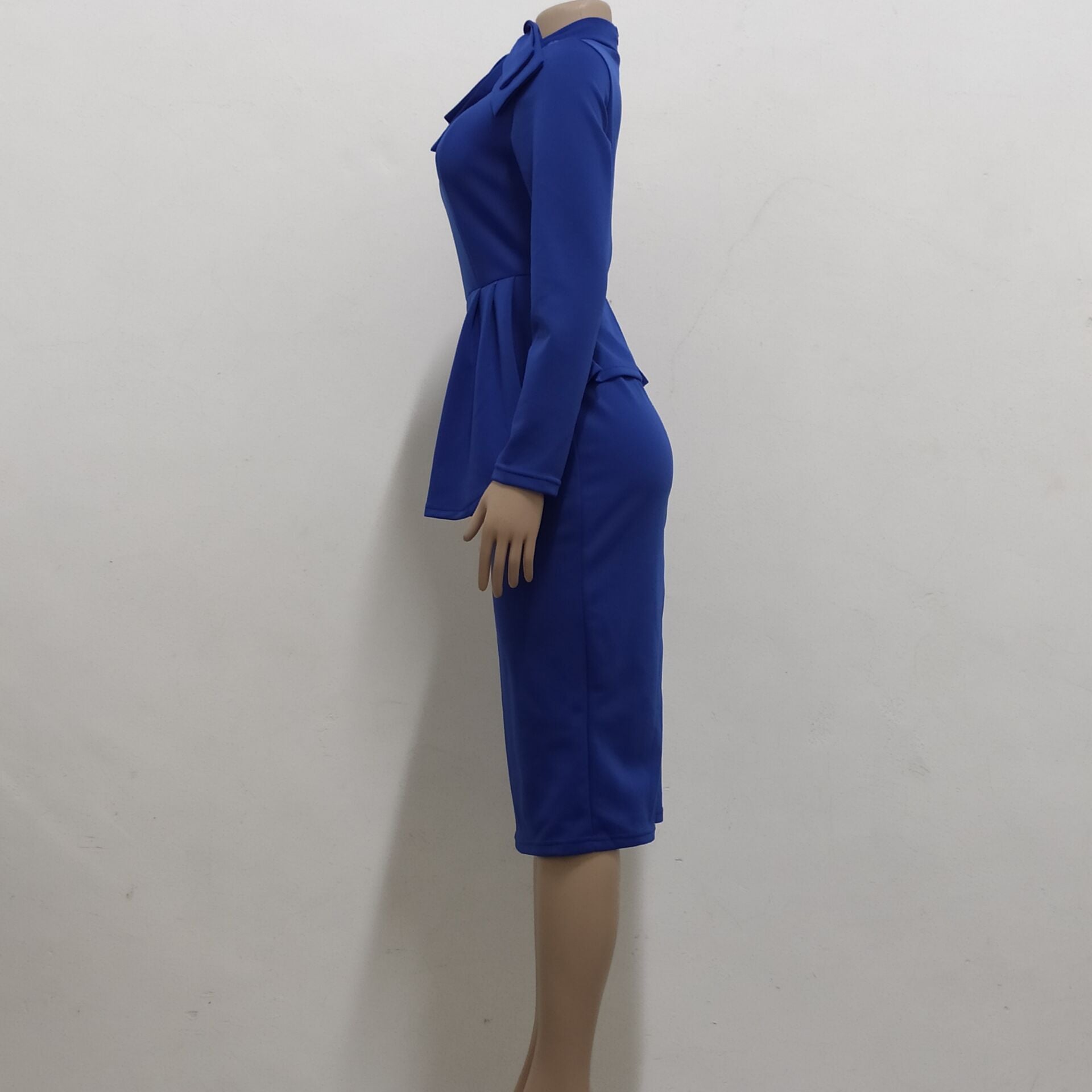 Women sexy diagonal bow dress 32