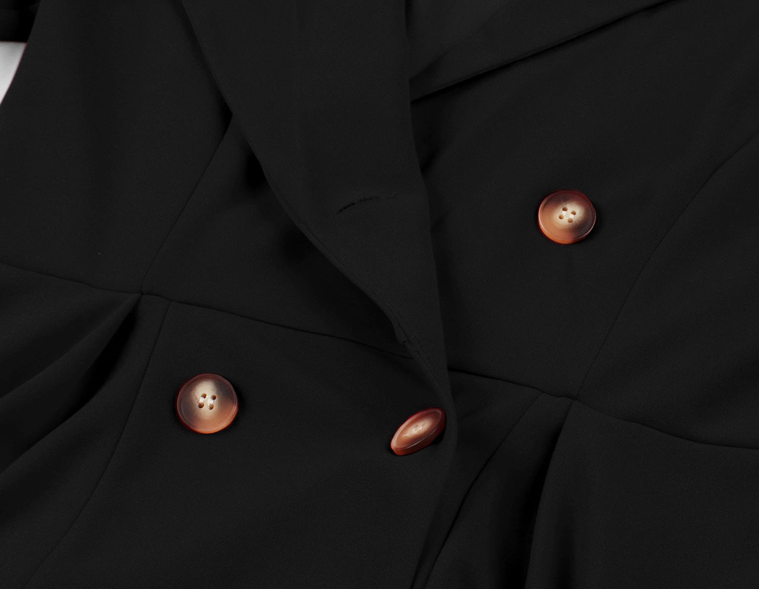 Plus Size Women Loose Turndown Collar Short Sleeve Button Dress 15