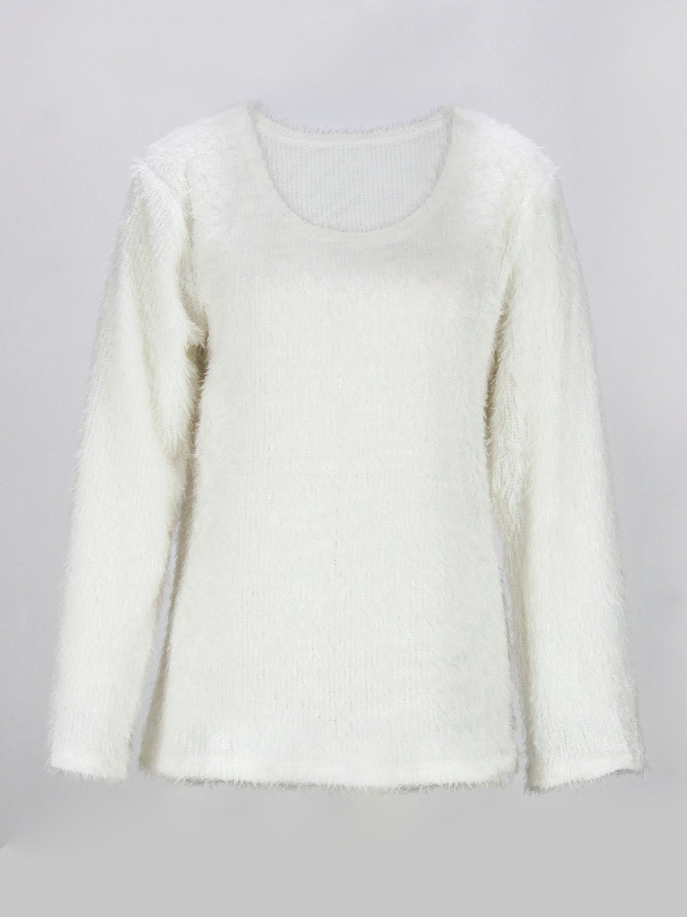 Women's Autumn And Winter Sweater Long Sleeve Fluffy Women's Pullover Knitting Shirt 9