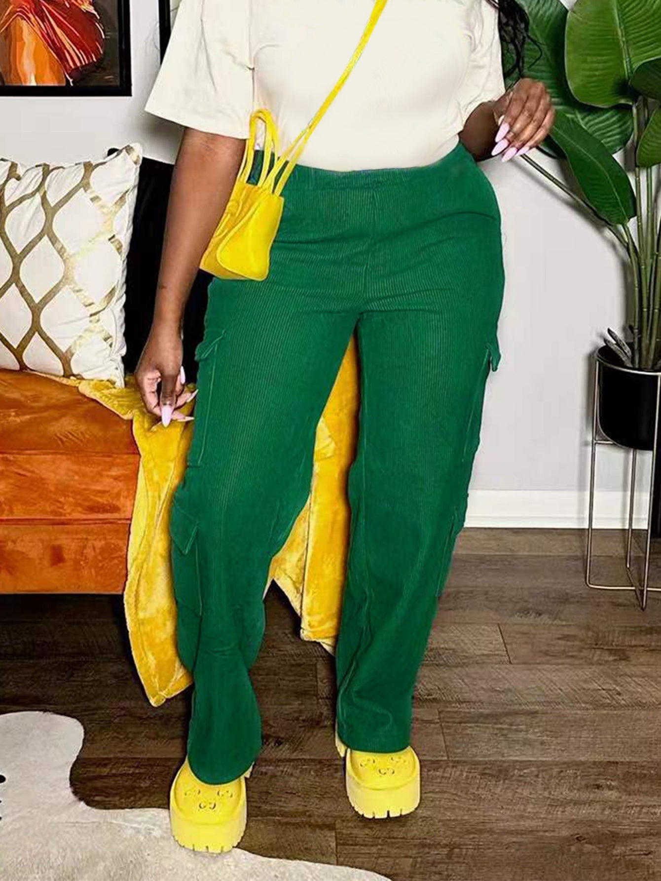 Women's Sports Casual Multi-Pocket Cargo Pants 5