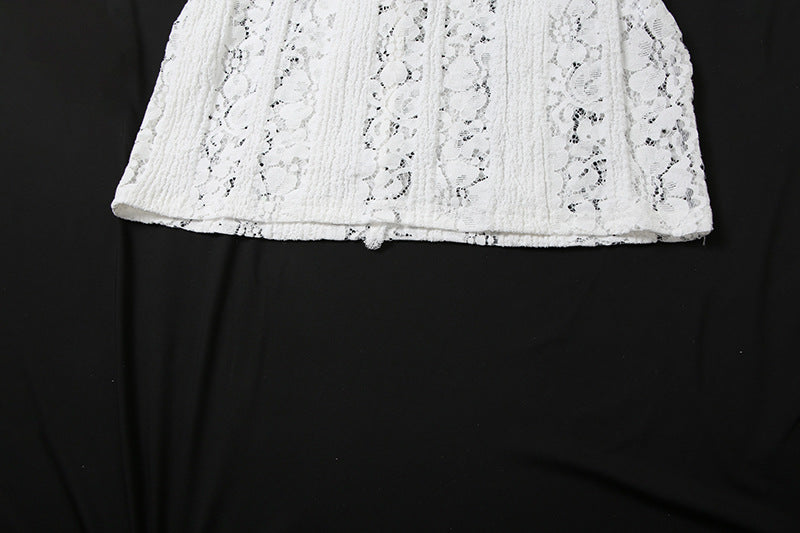 Women Off Shoulder Lace Long Sleeve Bodycon Dress 13