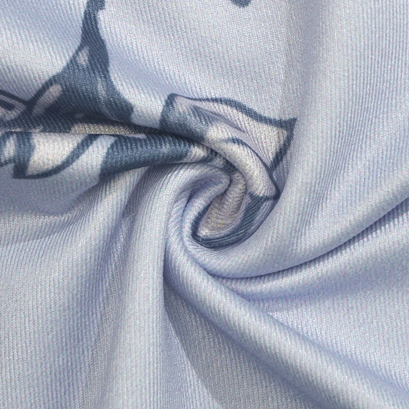 Women Spring Holidays Print Suspender Dress 16