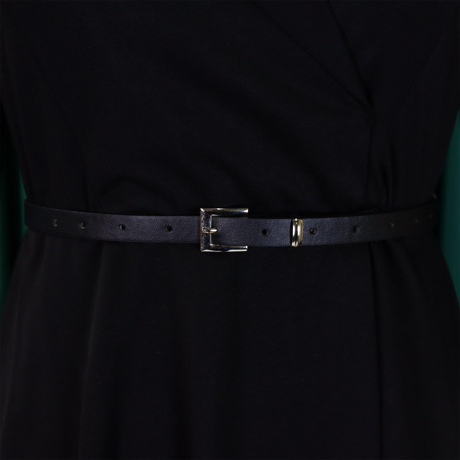 Women's Autumn Winter Fashion V-Neck Solid Color High Waist African Dress 24