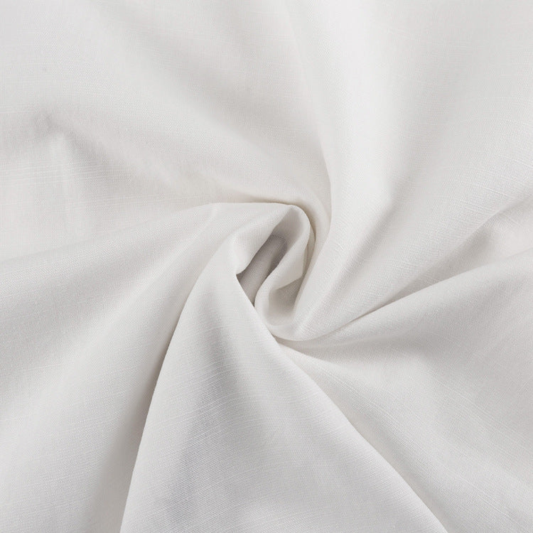 Women contrast color cross round neck sleeveless top Slit trousers two-piece set 8