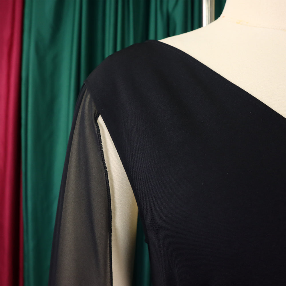 Plus Size African Women V-neck Top and Wide Leg Pants Two-piece Set 34