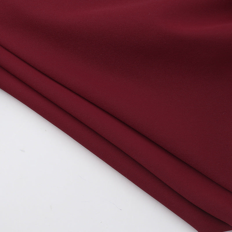 Women Elegant flower bud backless long sleeve dress 18