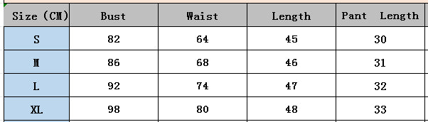 Women color matching short-sleeved top and printed shorts two-piece set 7