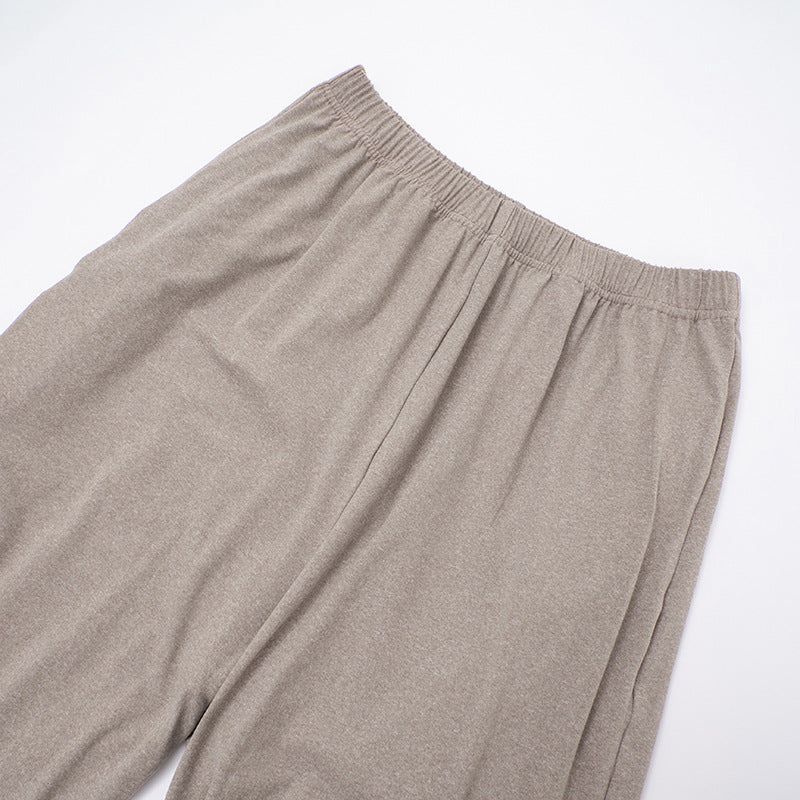 Women Fall/Winter Casual Turtleneck Long-Sleeved Top and Pants Two-Piece Set 34