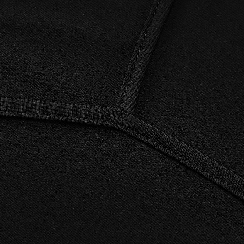 Women's Autumn And Winter Fashionable Sexy Slim Fit Low Back Solid Color Bodycon Dress 13