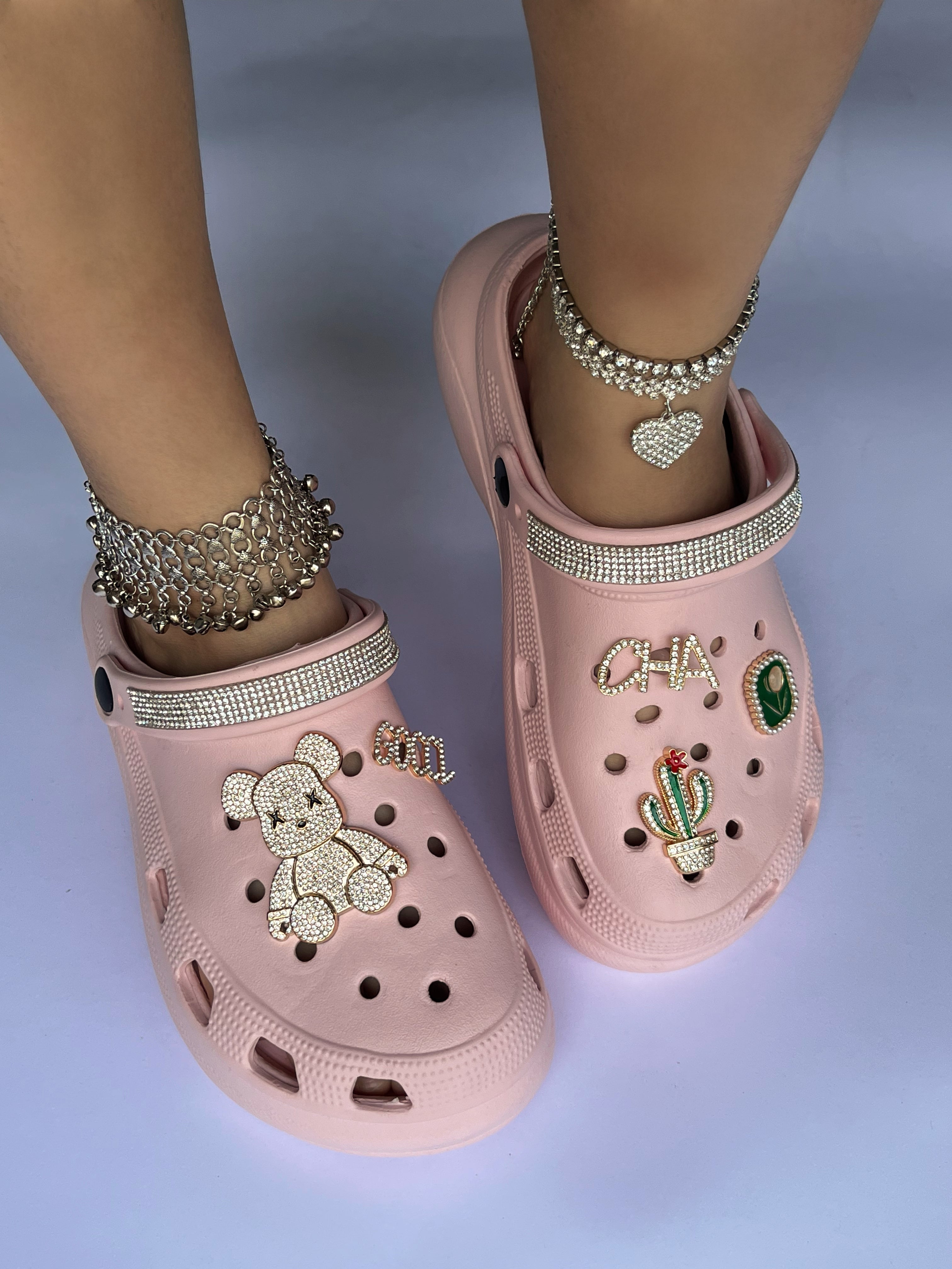 Cactus accessories high-heeled hole shoes women's summer slope heel thick bottom hole shoes women's shoes 6