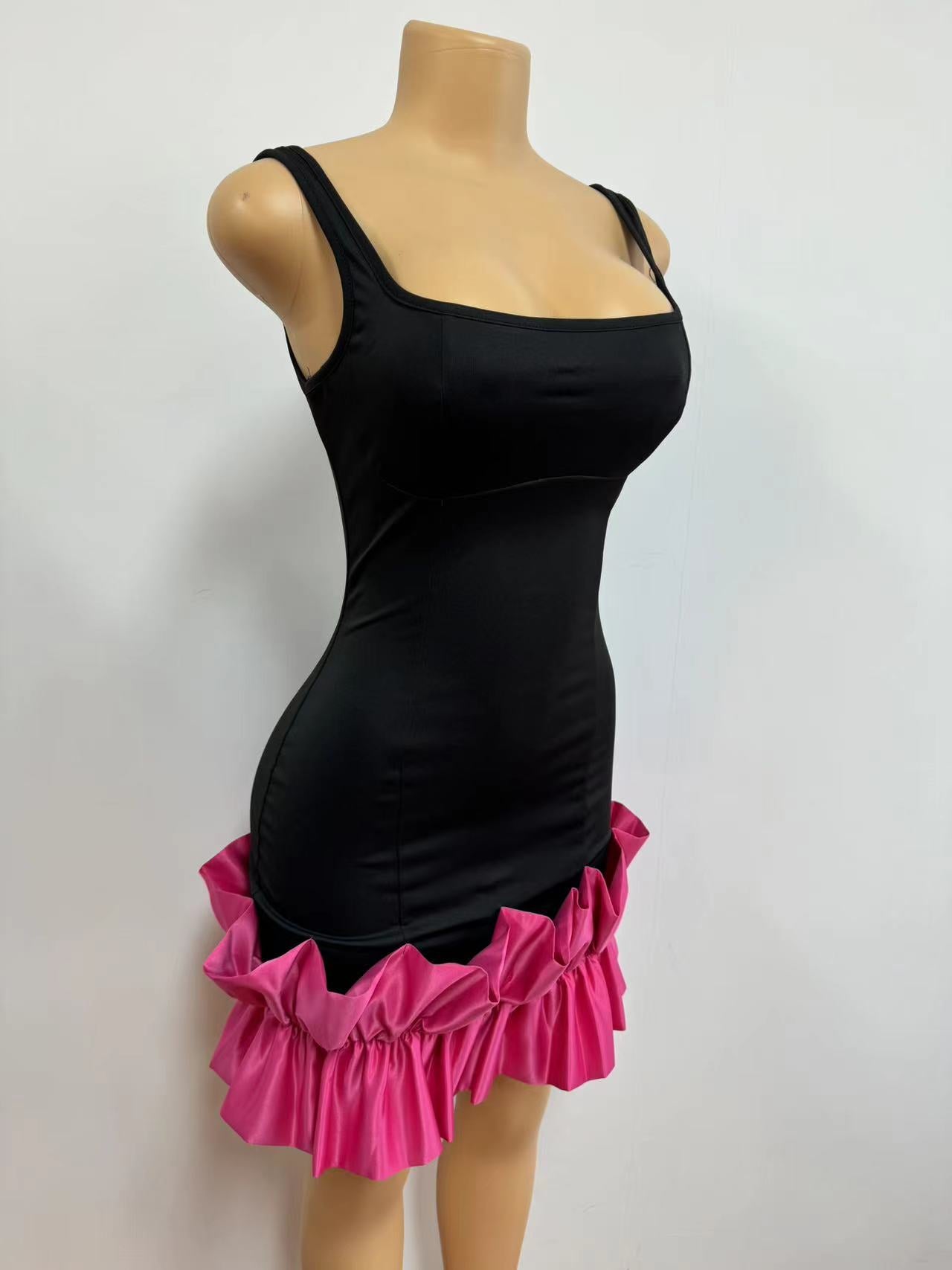 Women Lace Suspender Formal Party Bodycon Dress 7