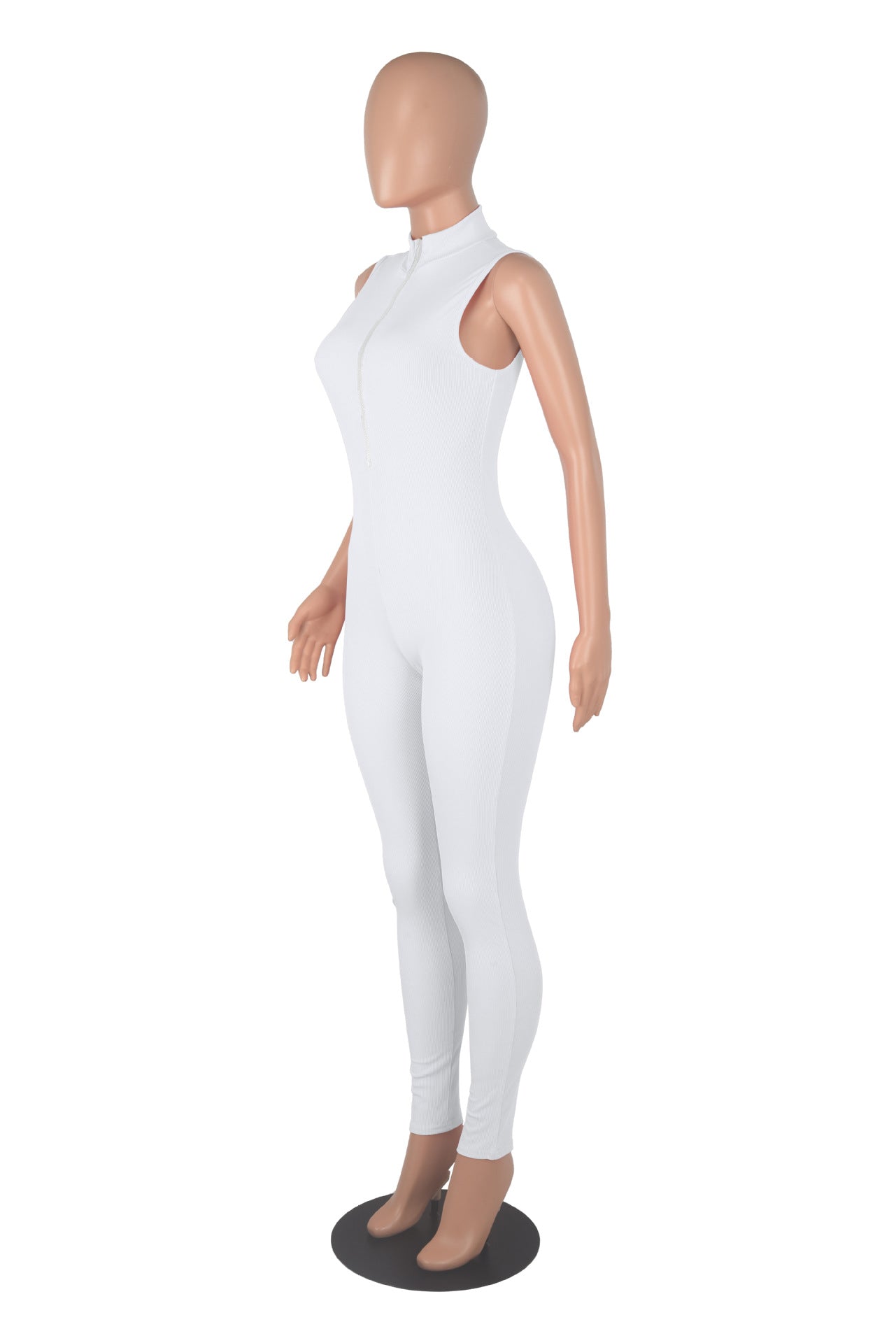 Women stretch zipper Jumpsuit 27