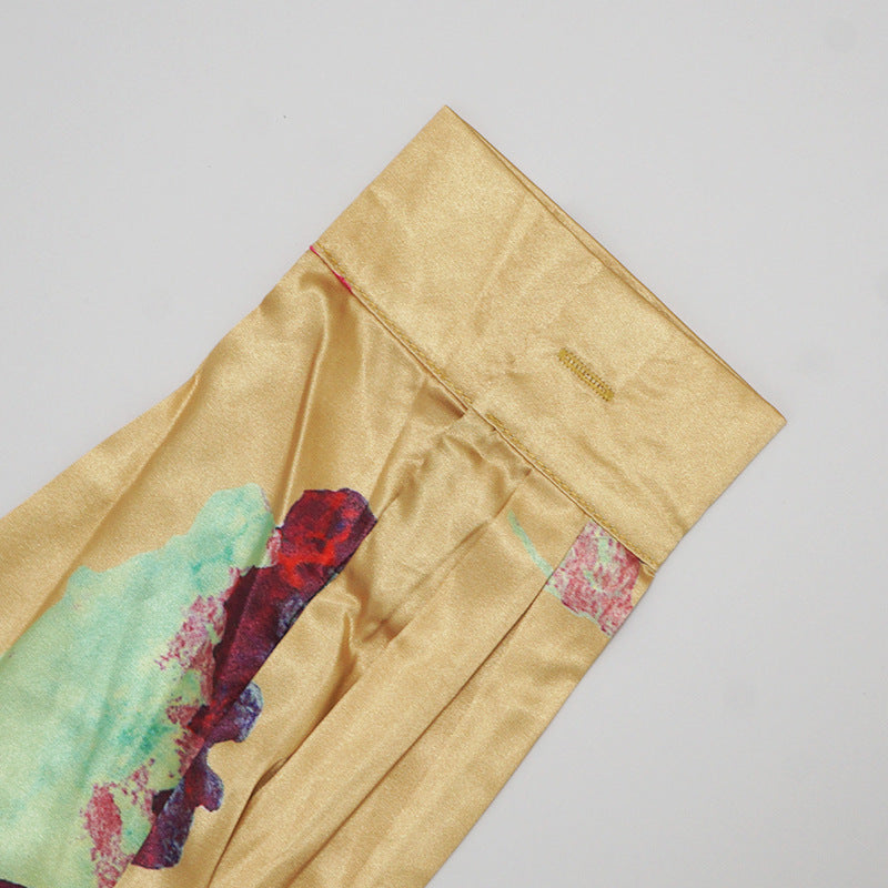 Women Homewear Long Sleeve Printed Two-piece Set 19