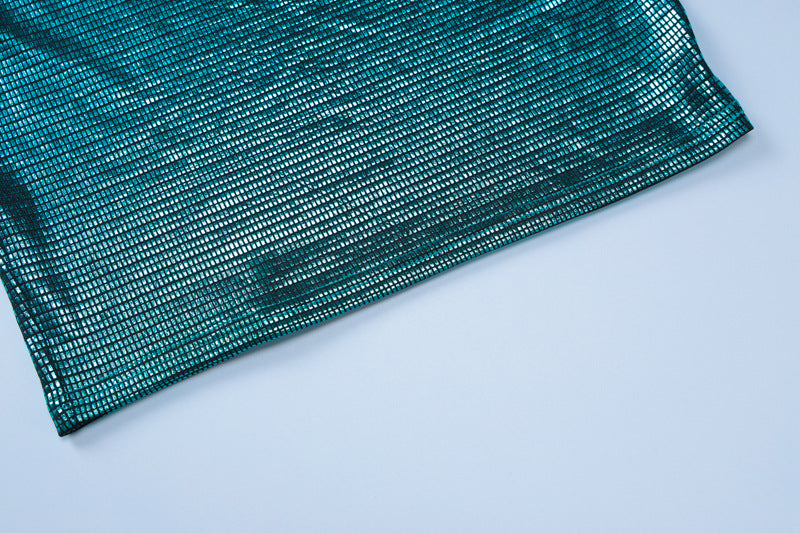 Women's Winter Sexy Hollow Low Back Slim Strap Long Dress 12