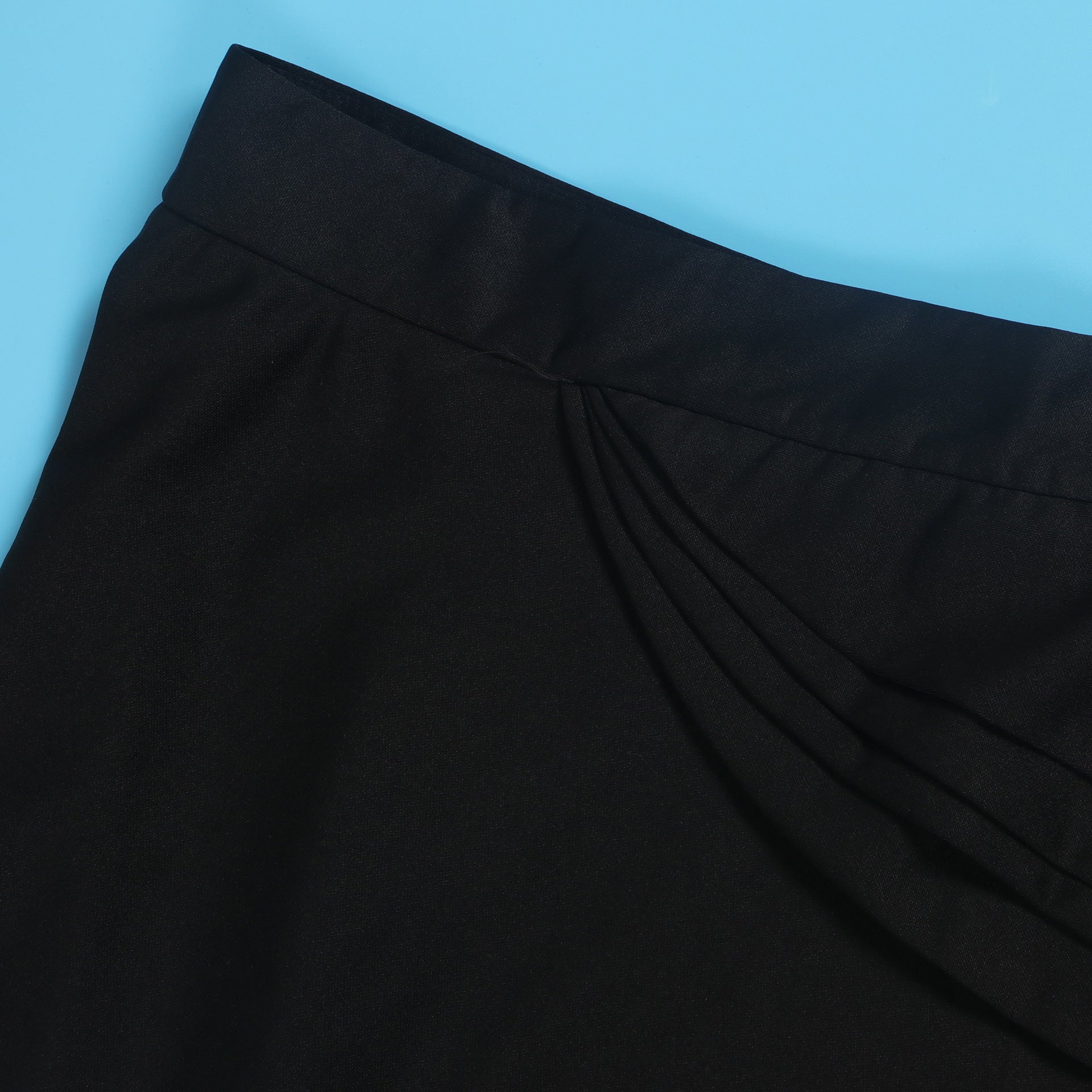 Plus Size Women Sexy Off Shoulder Balloon Sleeve Top and Skirt Two-Piece Set 31