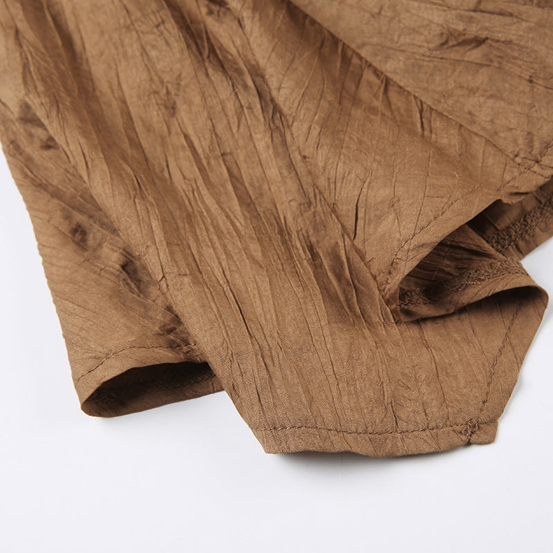 Fashion Low-Waist Metal Buckle Belt Irregular Ribbon Skirt 19