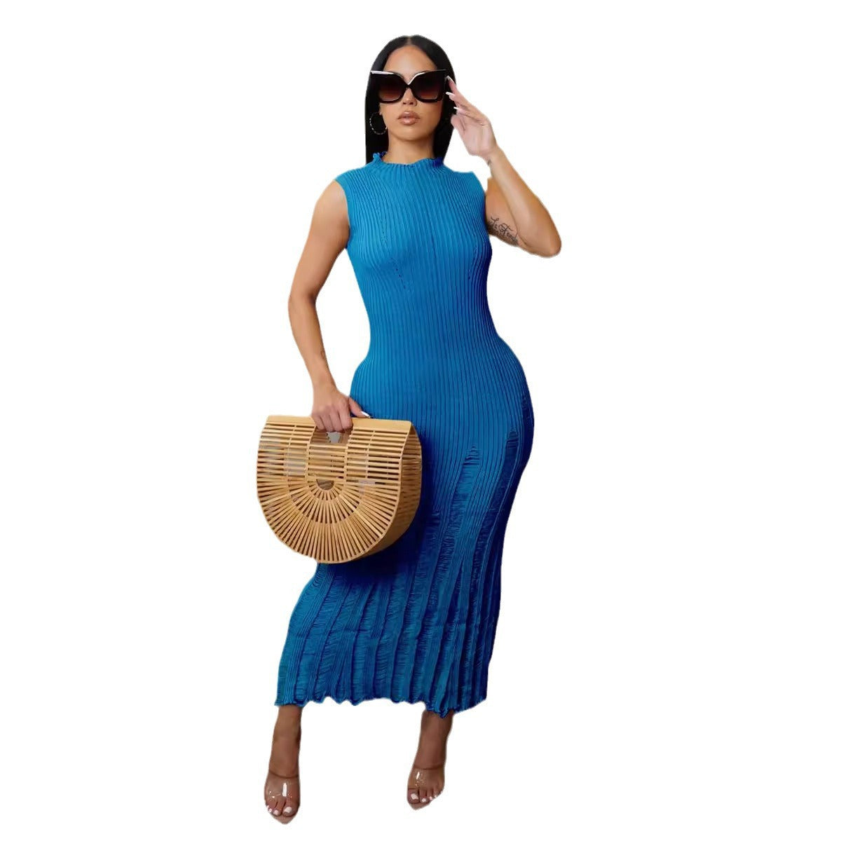 Women Beach Knitting Dress 10