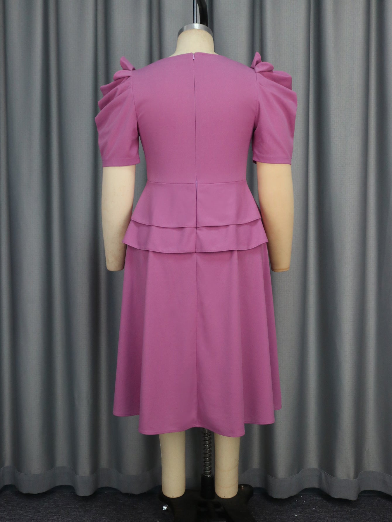 Women Elegant Ruffle Edge Dresses 7