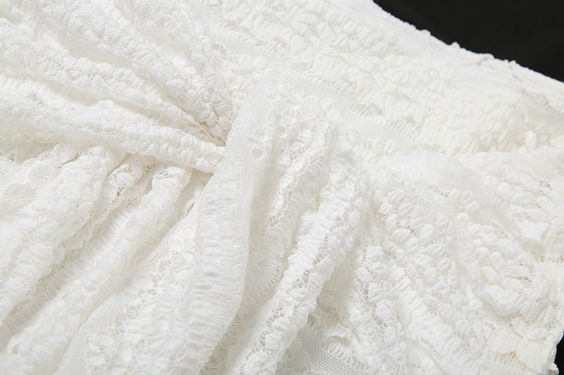 Summer Women's Sexy Strapless Top with Fitted Bodycon Skirt Two-Piece Set 18