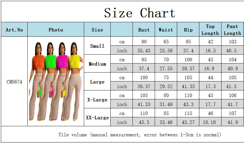 Women's Fashion Knitting Crochet Outdoor Sports Casual Suits 13