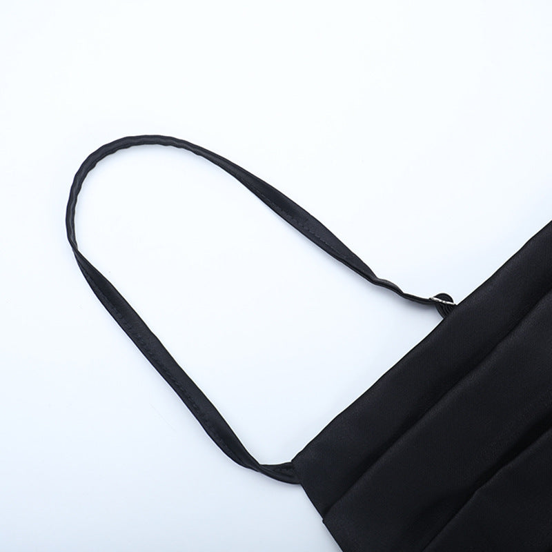 Satin Slit Strap Formal Maxi Dress 11