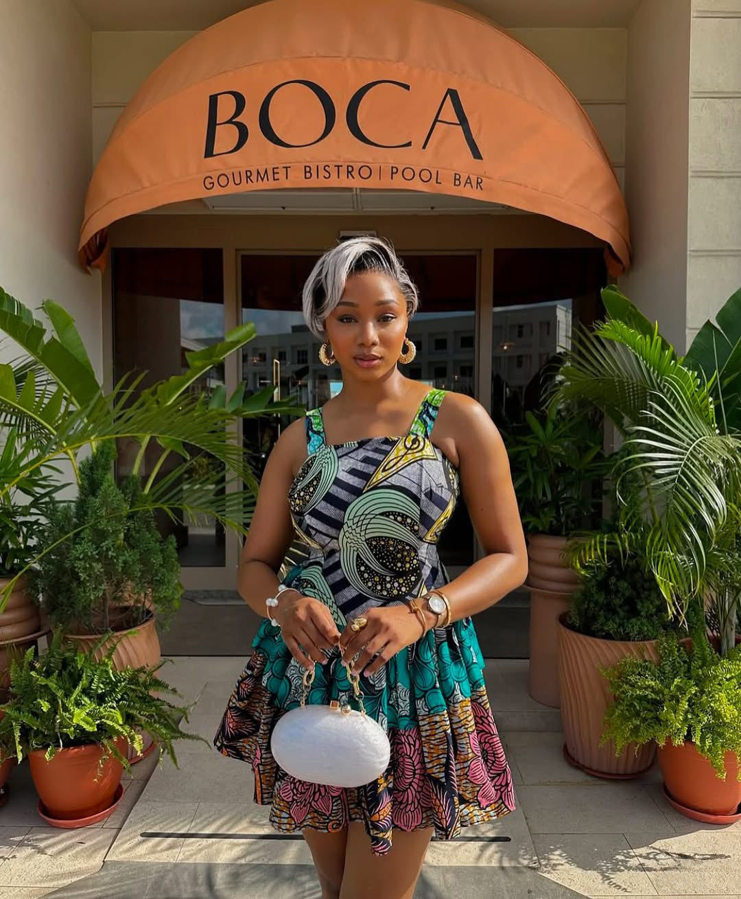 Women Summer Printed Suspender Mini Dress 3