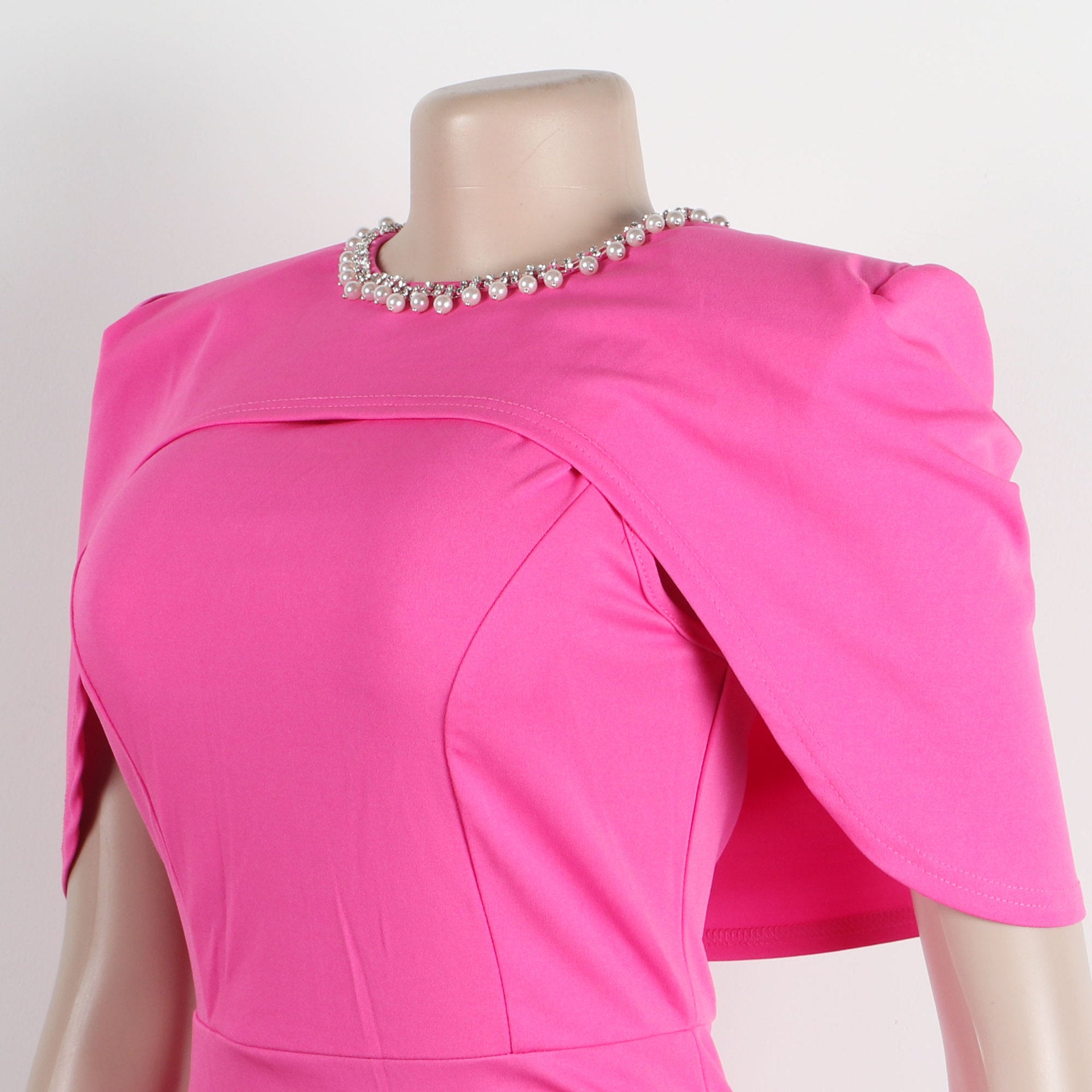 Casual Fashion Sleeveless Slim Back Slit Bodycon Dress Waistcoat Two-Piece Set 22