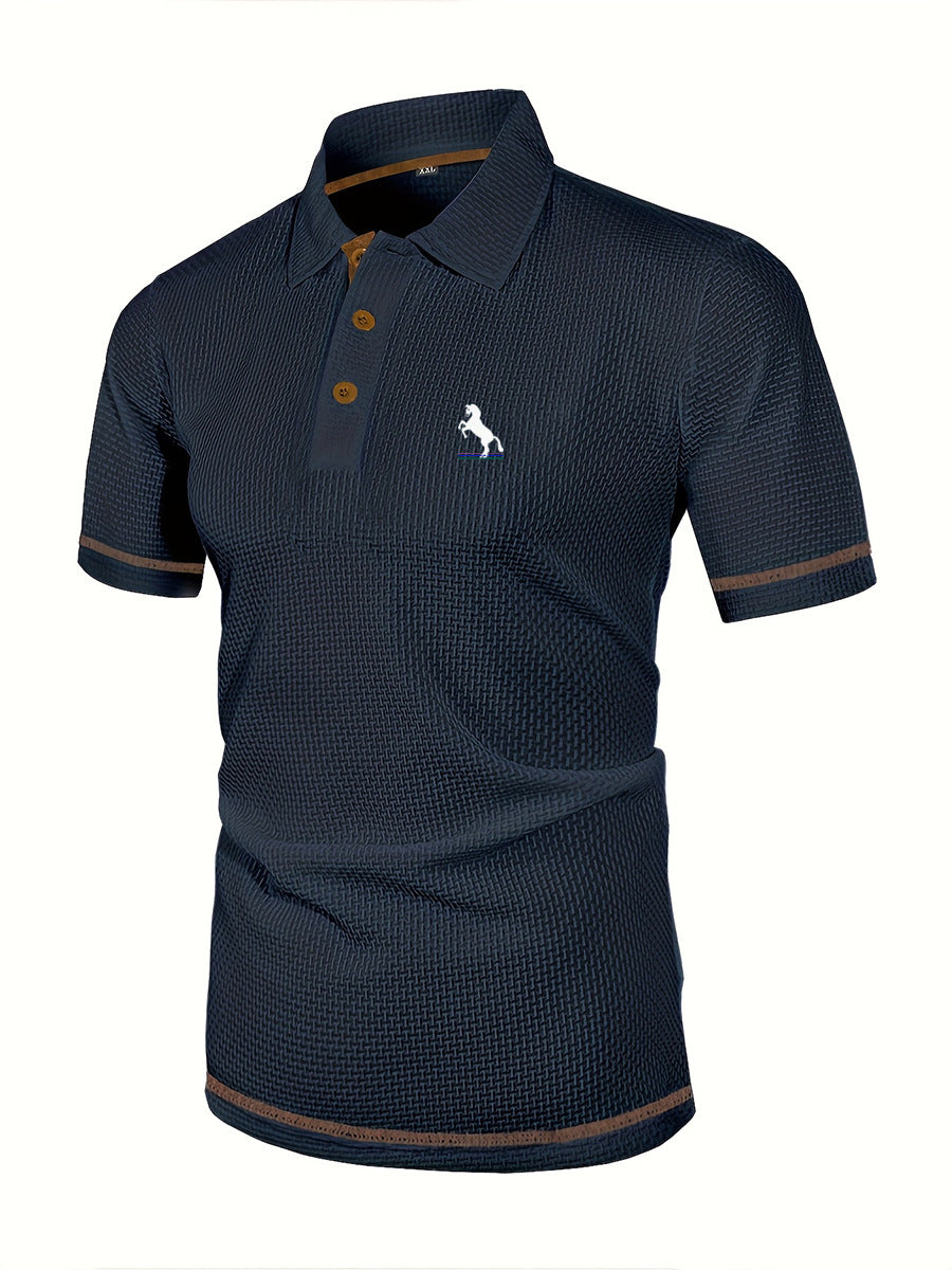 Men's Summer Solid Short Sleeve Printed T-Shirt 14