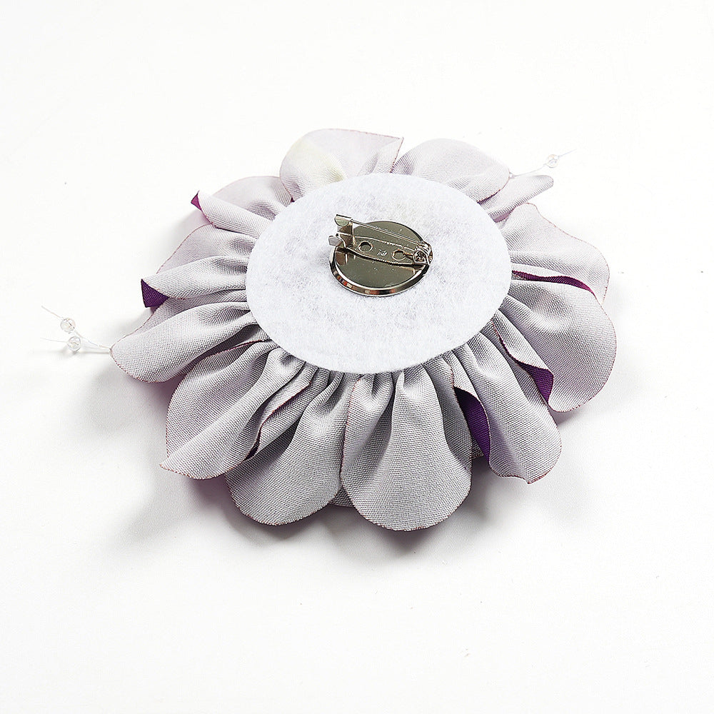 Print Button A-Line Plus Size Dress 18