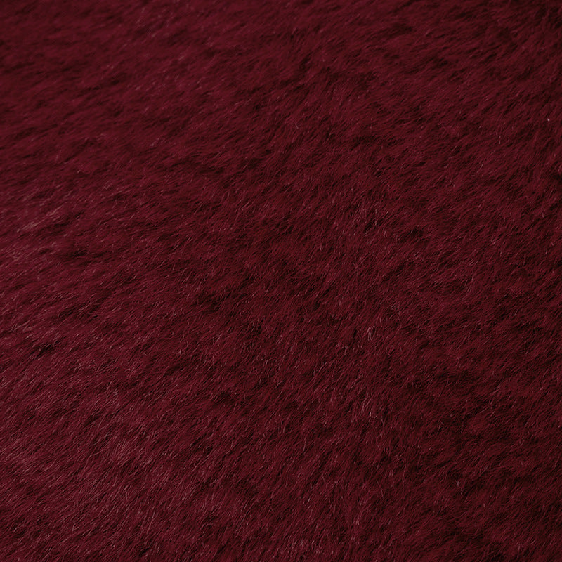 Women Fall/Winter Sexy Mesh See-Through Patchwork Furry Sleeveless Backless Dress 22