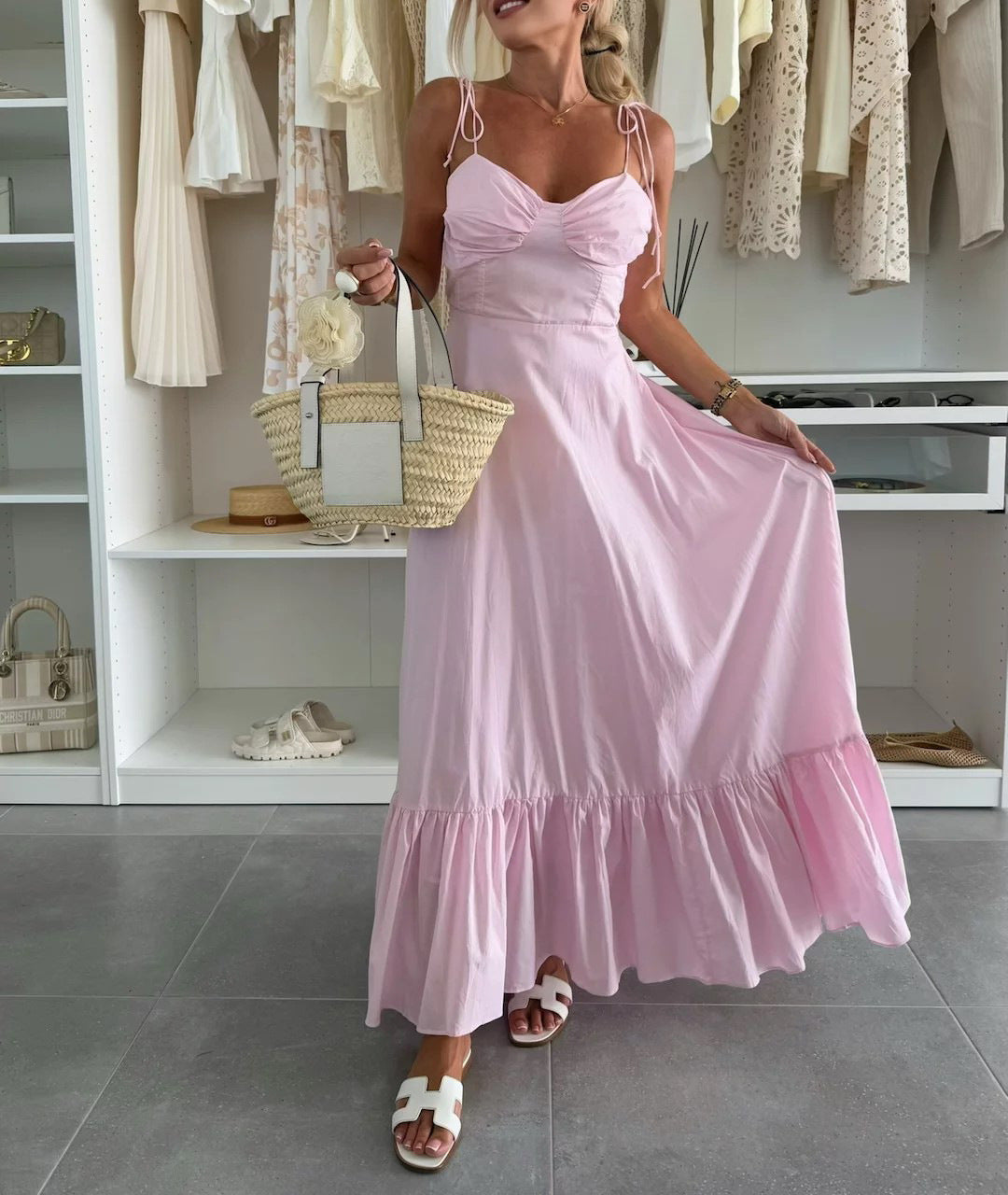 Women Summer Halter Backless Dress 4