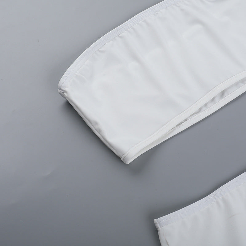 Women Mesh Slash Shoulder Bodycon Maxi Dress 19