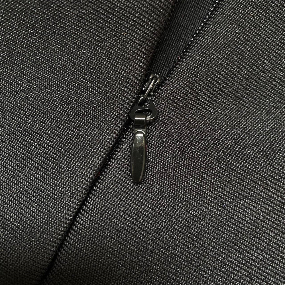 Women elegant party golden flower one-shoulder Bodycon bandage dress 21