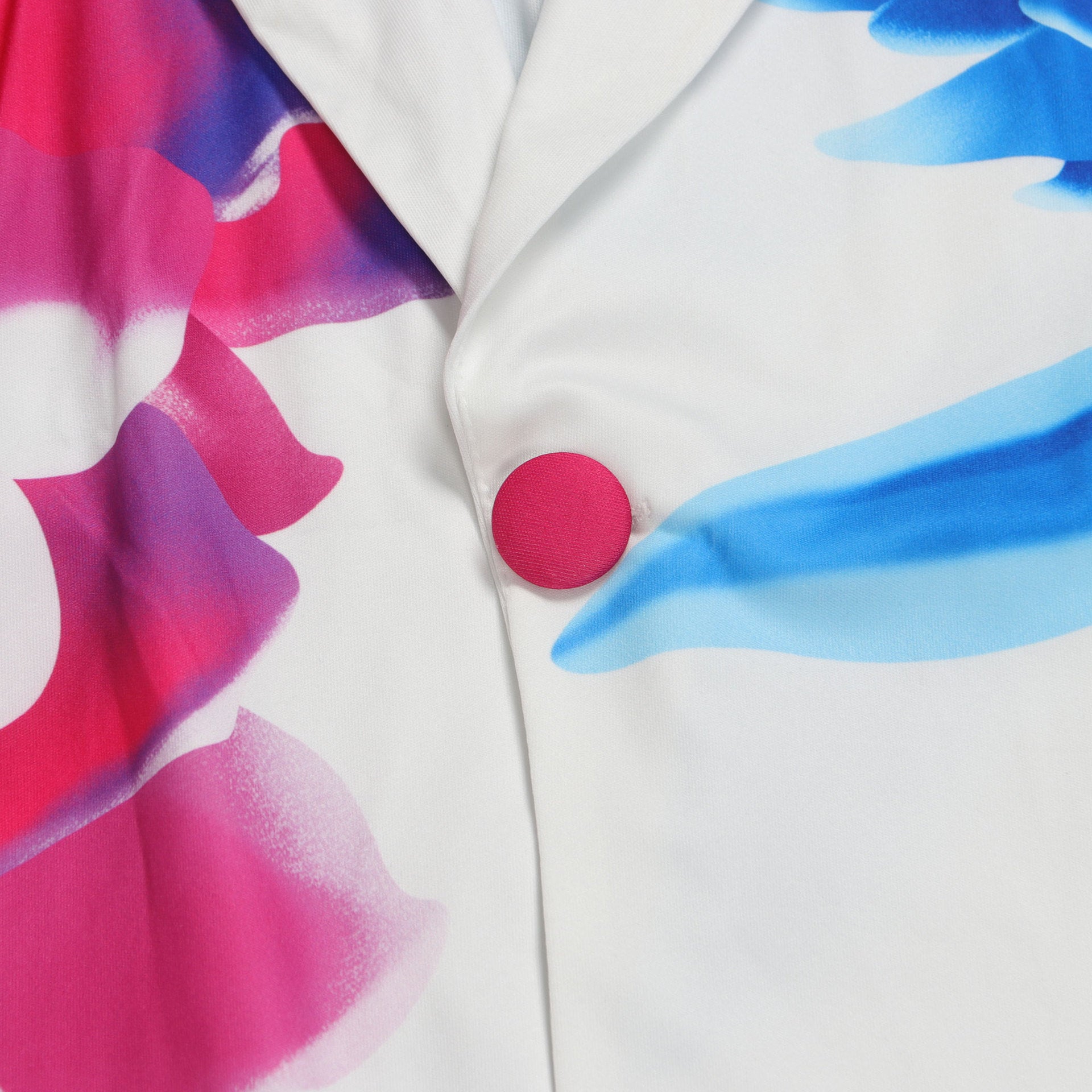 Sexy Plus size suit printed blazer shorts set 31