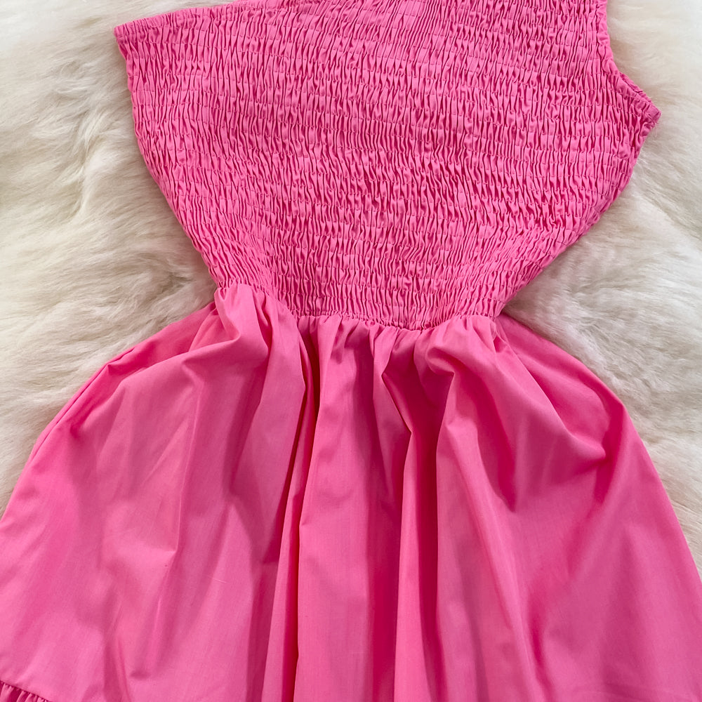 Retro Chic Sleeveless Slash Shoulder Slim Waist Slim Fit Beach Holidays A-Line Long Dress 35