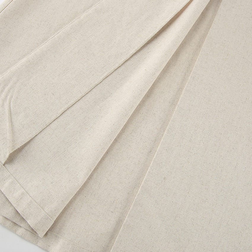 Women French Turndown Collar Belt Dress 16