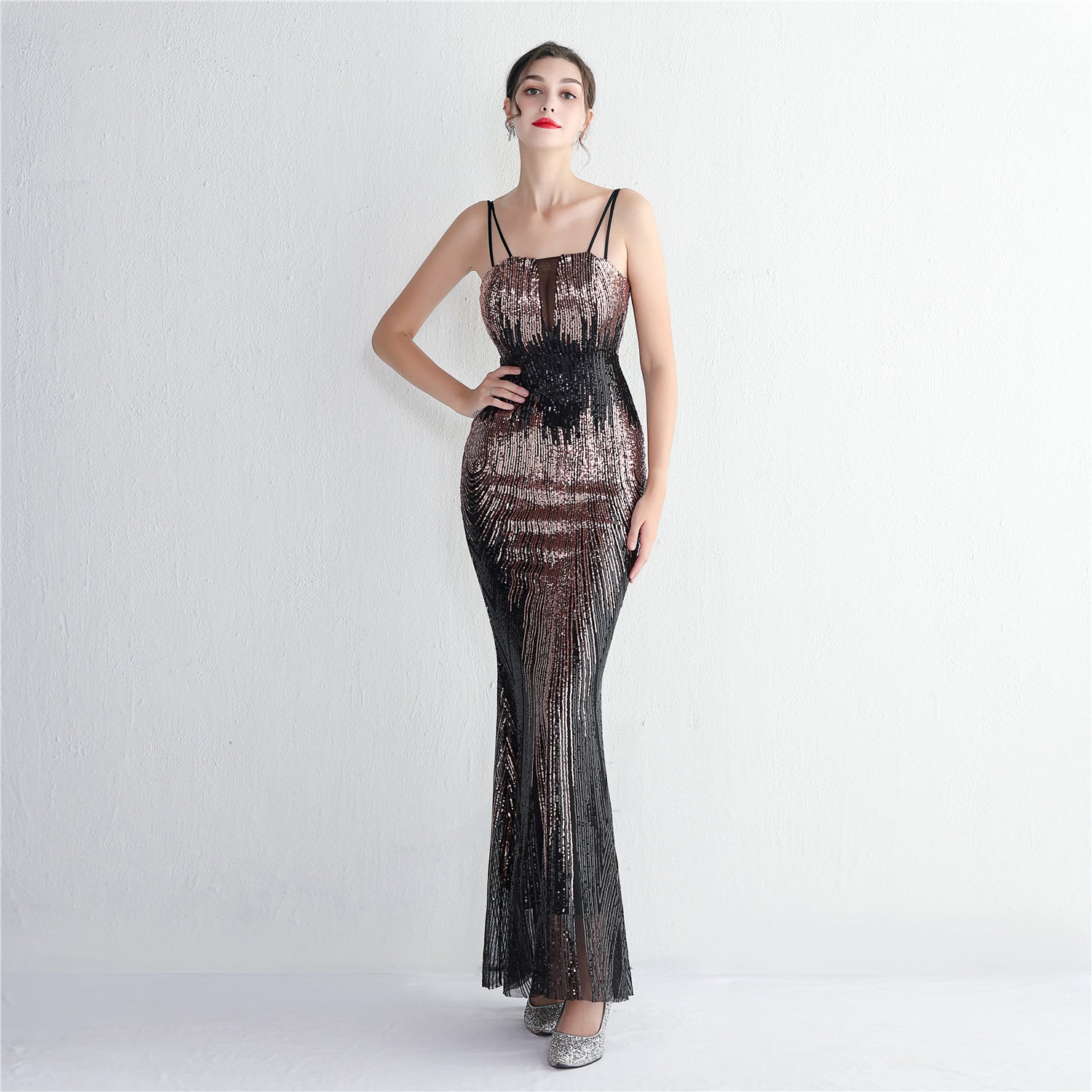 Dress Fairy Dream Party Evening Dress Sexy Long Slim Fit Toast Dress 8