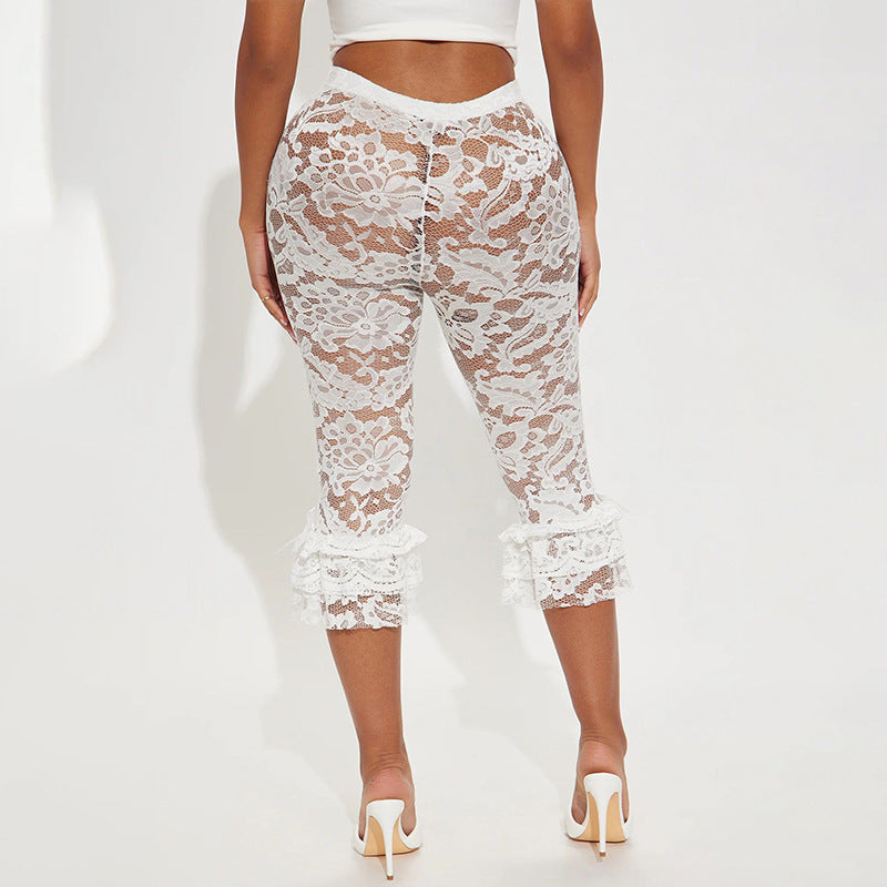 Women's Sexy Lace Casual Summer Pants 10