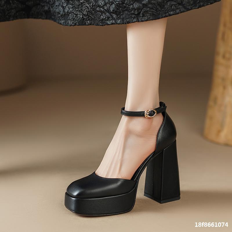 Summer High Heels Waterproof Platforms Thick Heels Shoes W Women's Sandal 17