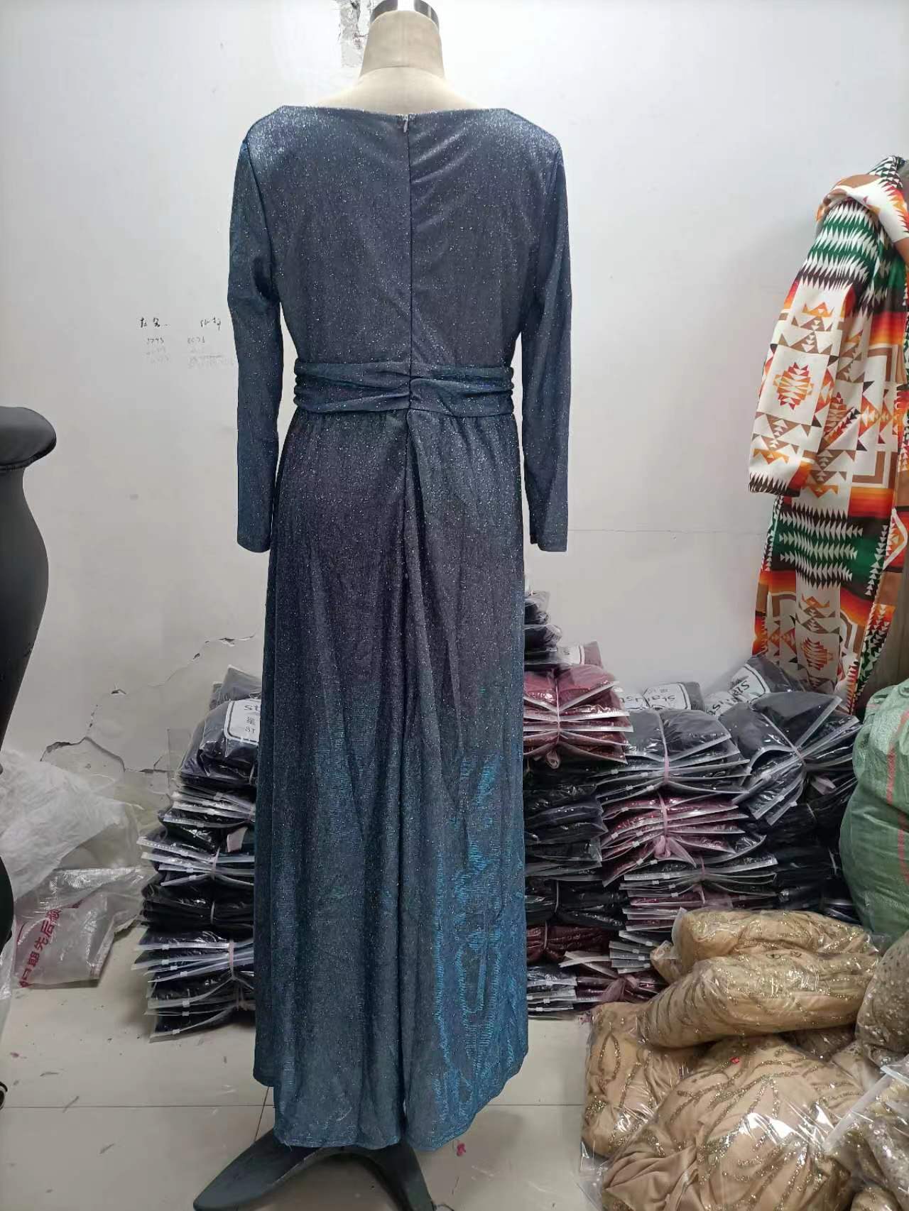 Women Formal Party Sequin Strapless Sexy Jumpsuit 11